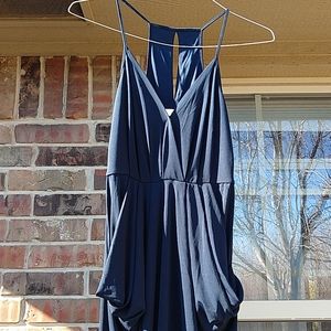 Elegant Navy Dress